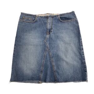 Y2K Express Jeans Low Waist Denim Skirt